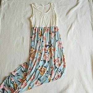 Pink Blush Maternity Dress